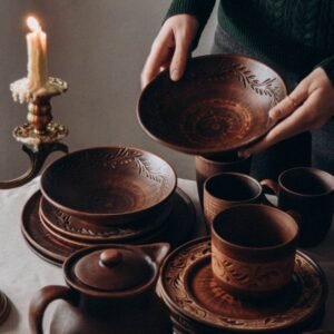 Stoneware Dinner Set · 16 pc